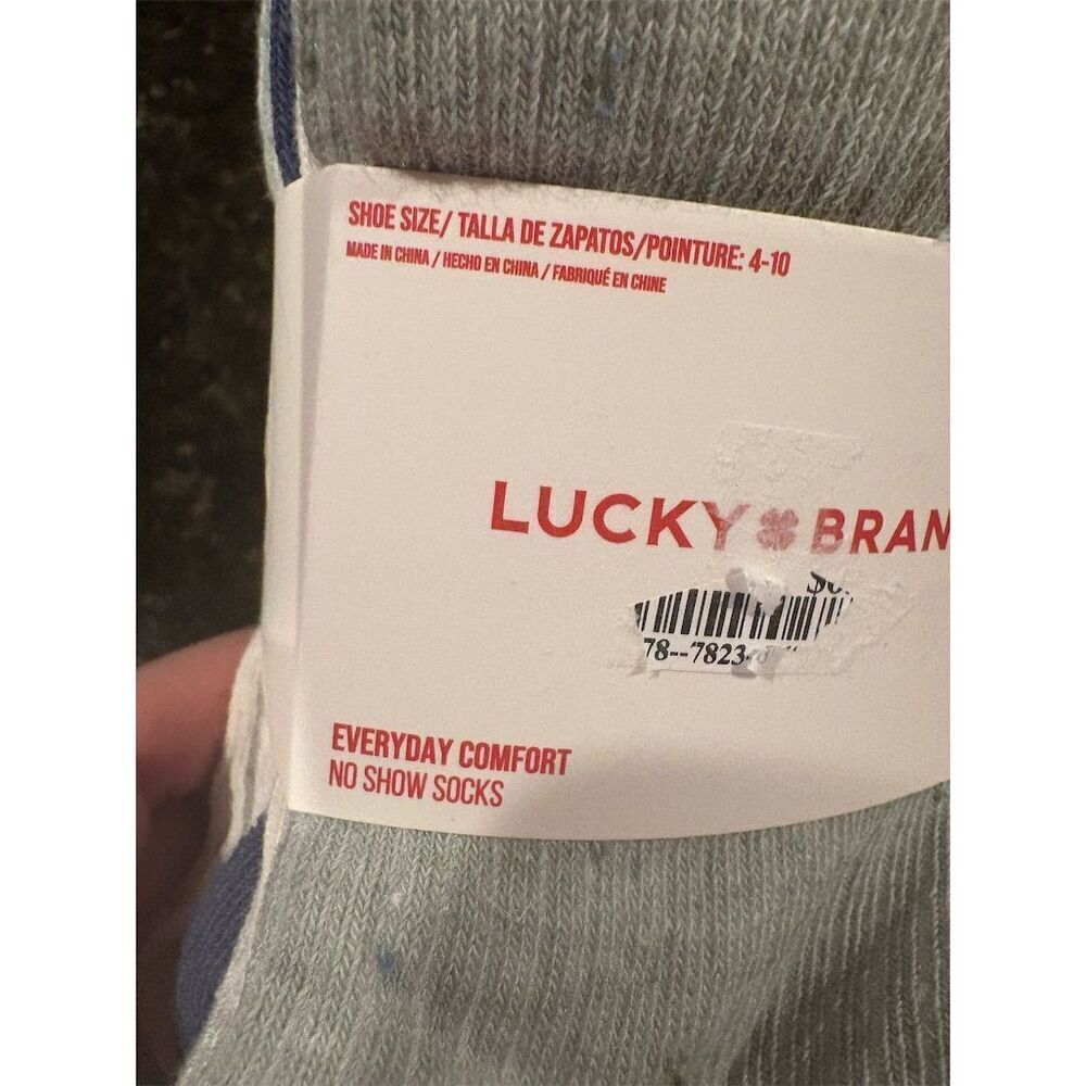 Lucky Brand Women's 10-Pack No Show Socks Multicolor Solid - Picture 3 of 6